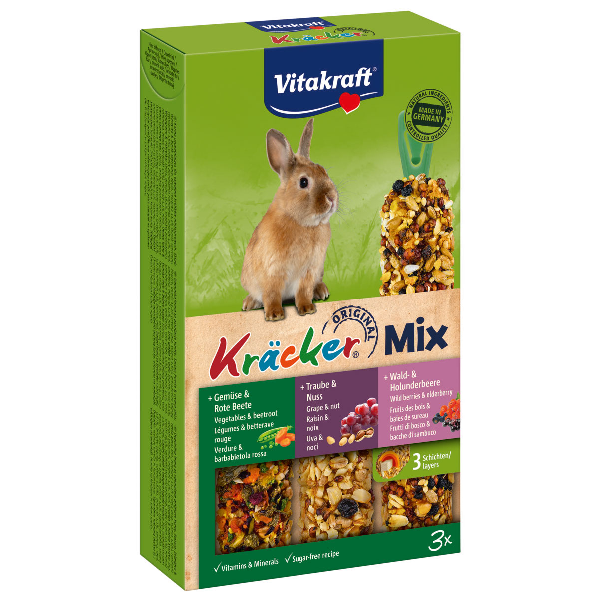 Vitakraft Kräcker Trio Mix Zwergkaninchen kaufen
