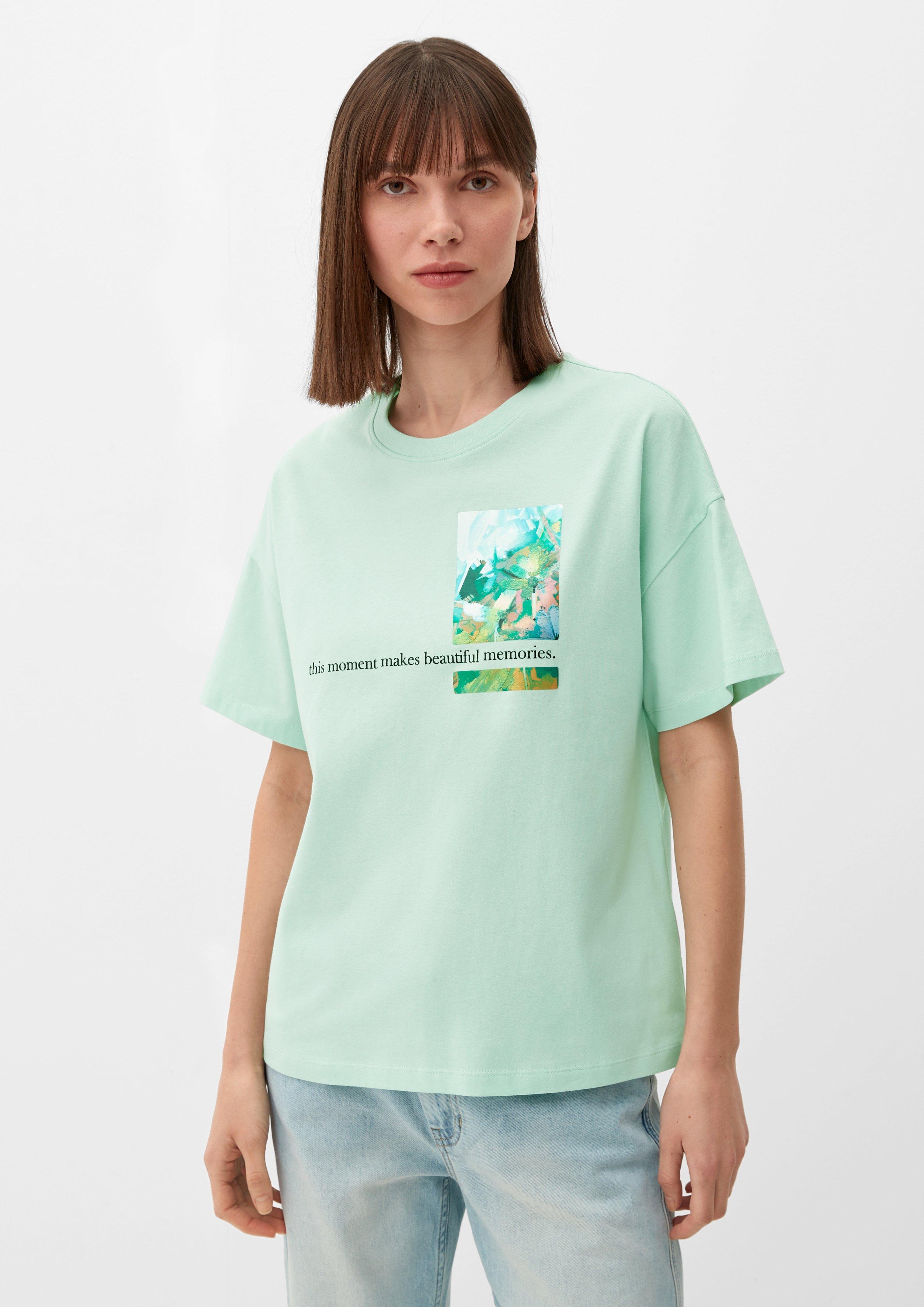 T-Shirt im Loose Fit mit Frontprint  2130597-65D0