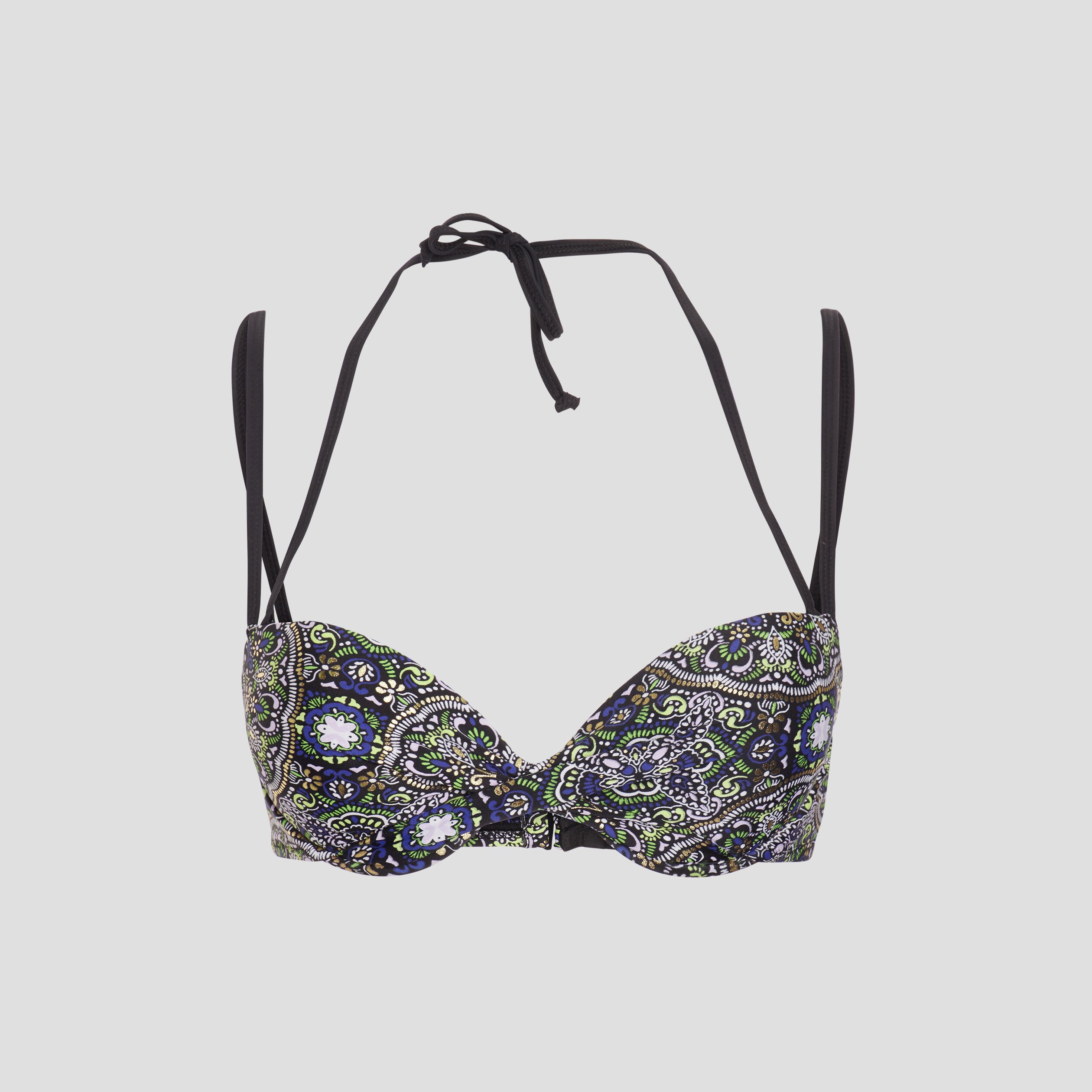 Haut de maillot de bain forme corbeille noir femme | La Halle