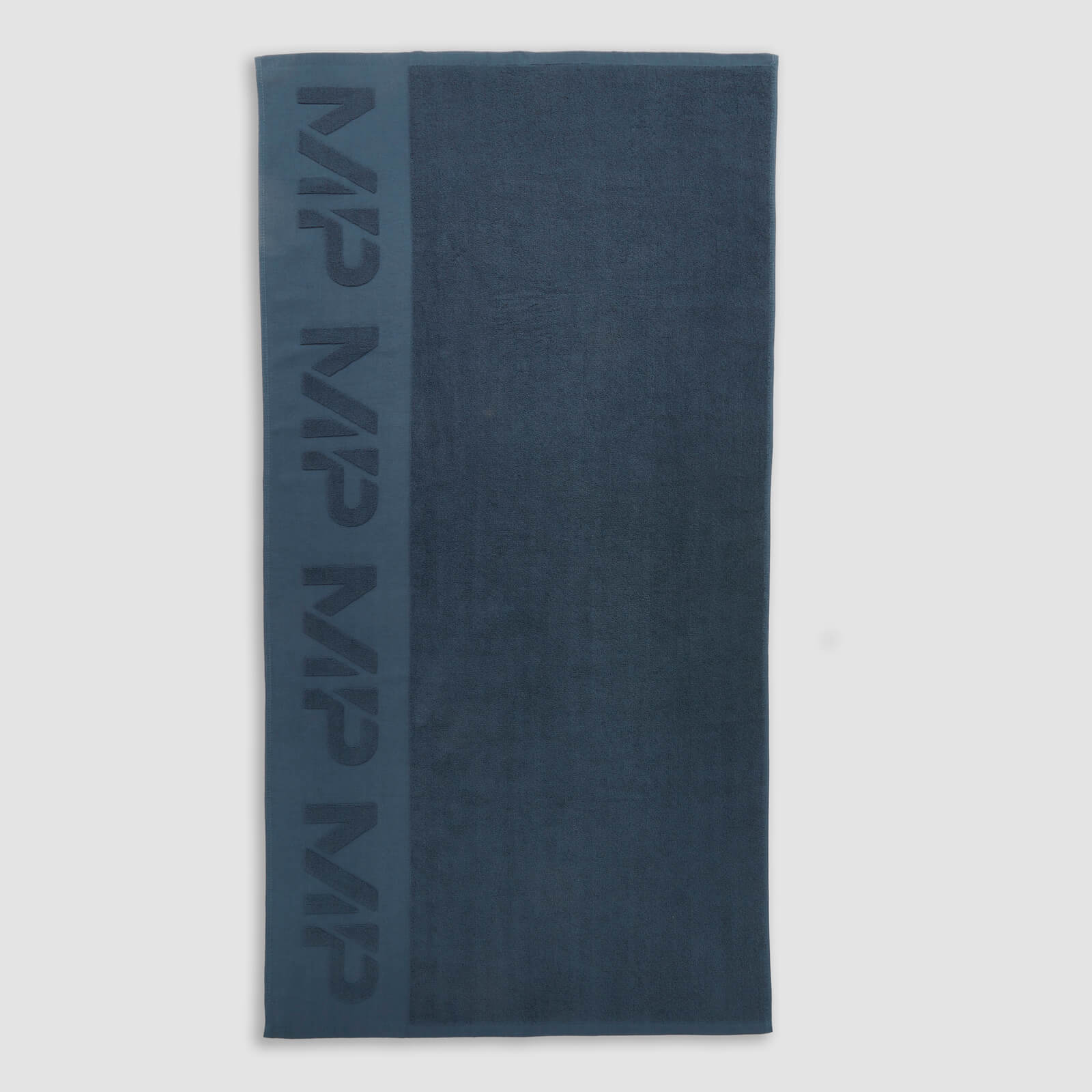 Grande serviette de bain - Bleu fumé