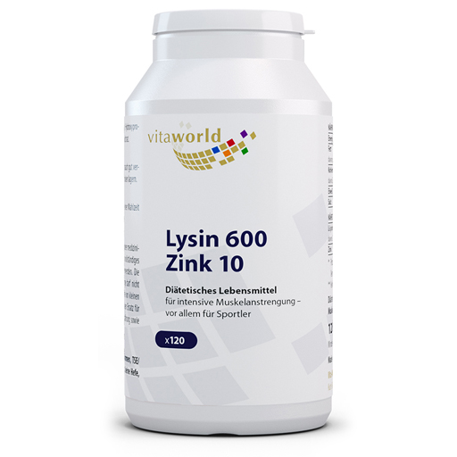 LYSIN 600 mg plus Zink 10 mg Kapseln  120 St  Kapseln