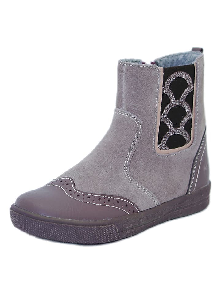 lamino Leder-Chelsea-Boots in Mauve günstig kaufen 28