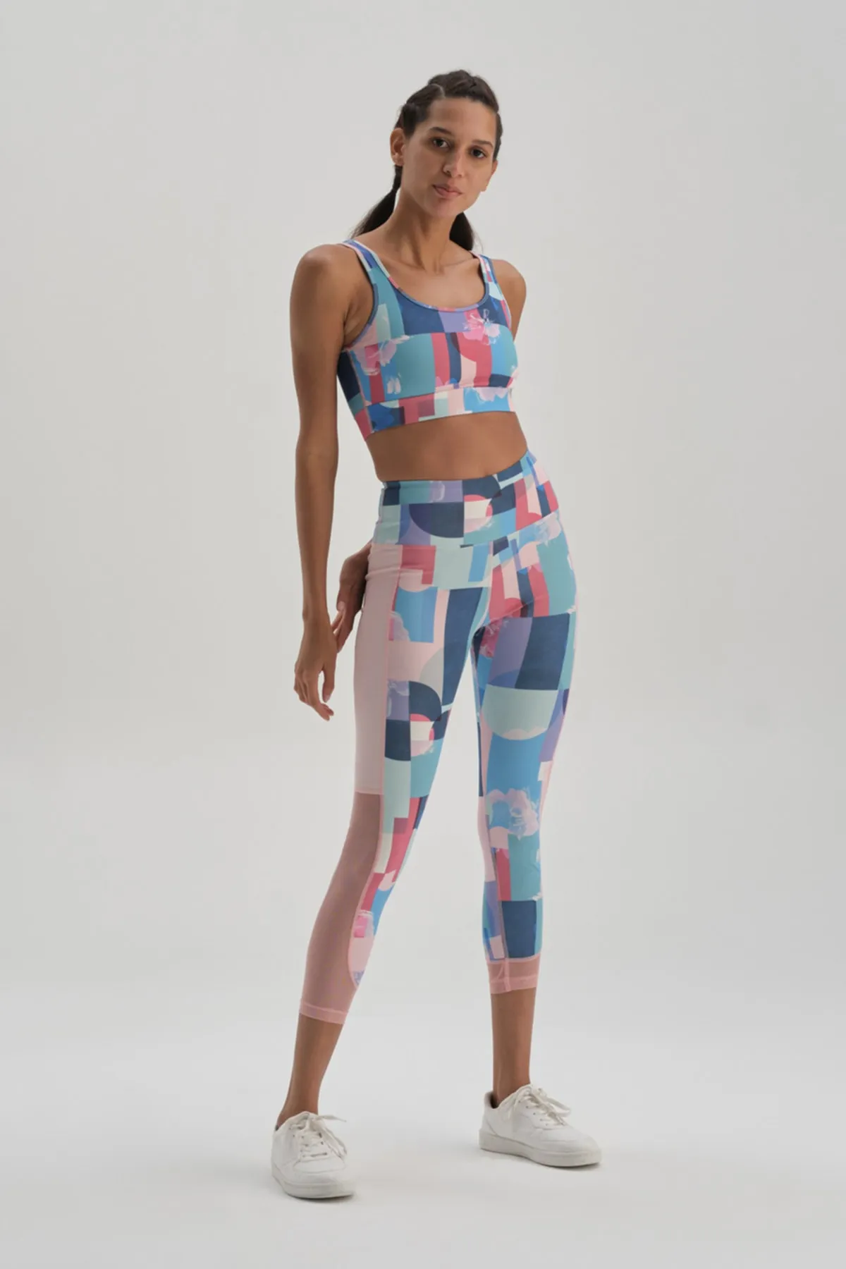 Dagi  Marineblauer gemusterter BH