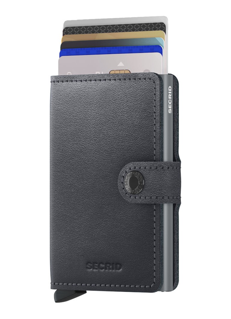 Portafoglio mini Secrid in pelle con porta carte di credito.