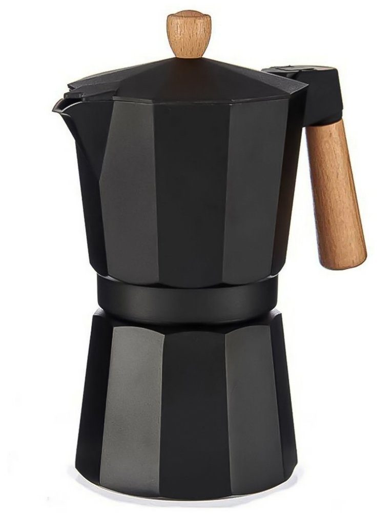 Origin Outdoors Espressokocher Origin Outdoors Espresso Maker 'Bellanapoli' - 6 Tassen Holzgriff