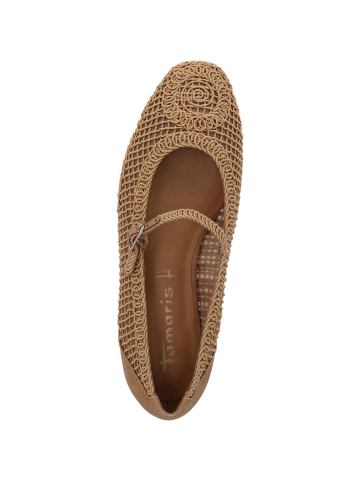 Tamaris Ballerinas in TAN günstig kaufen