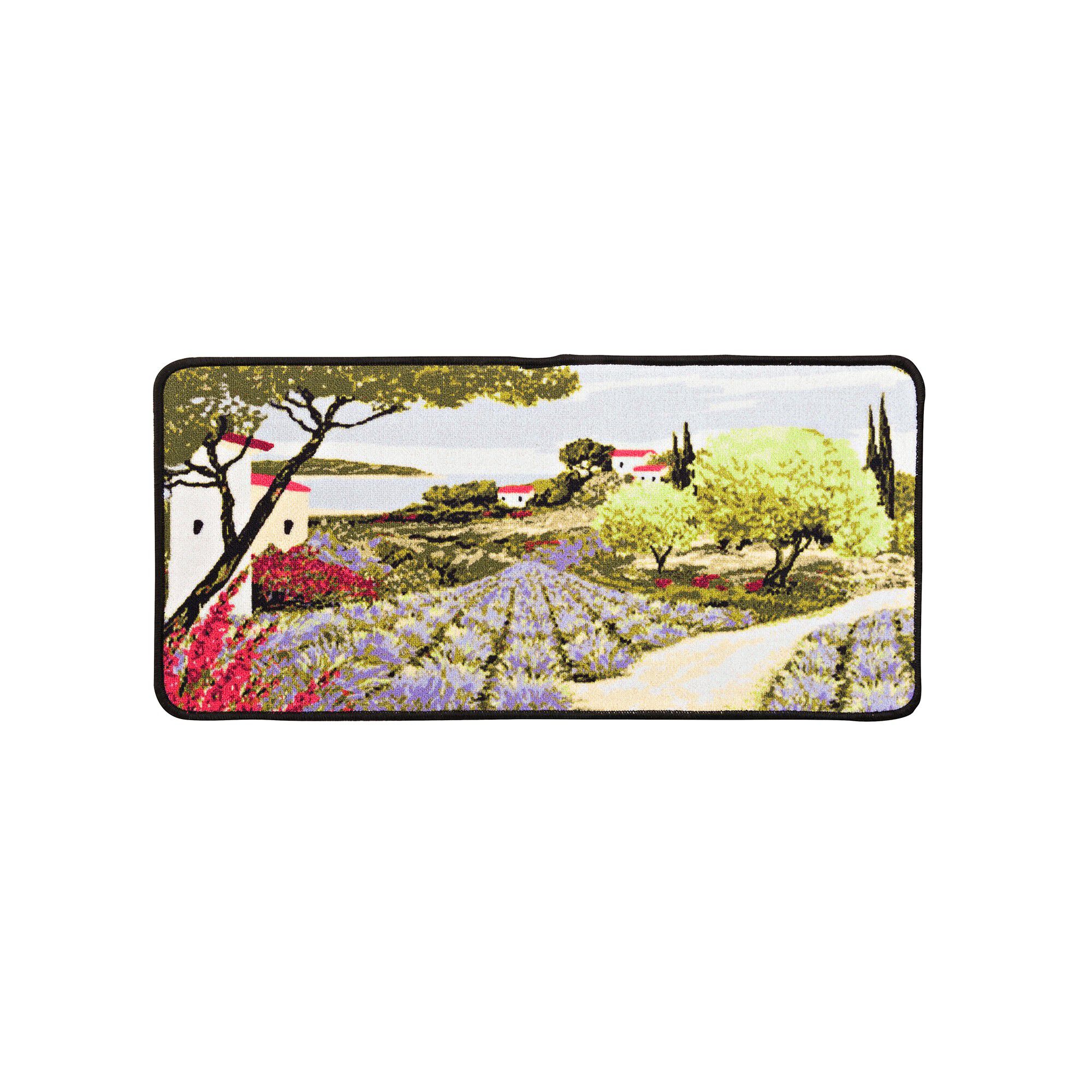 Tapis cuisine motif mas provençal