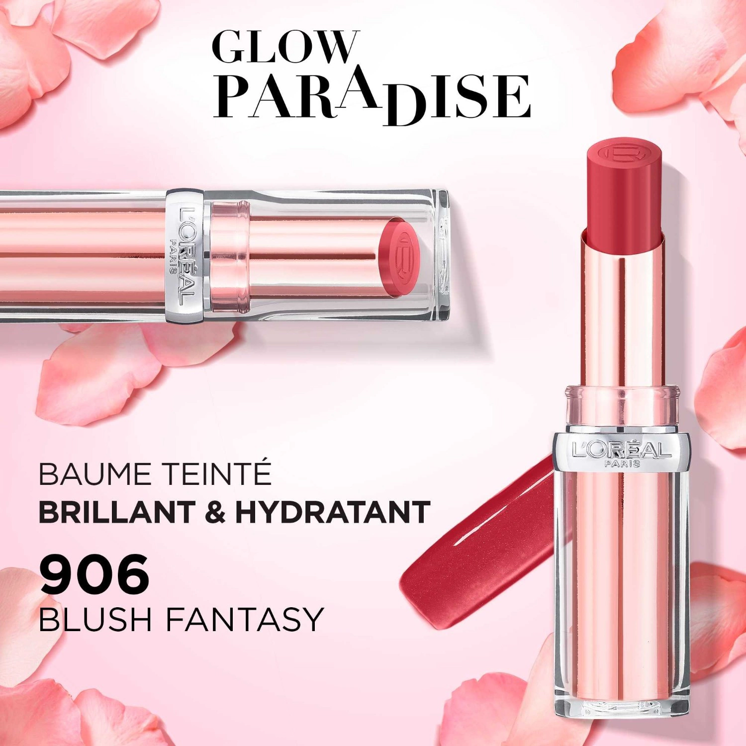 L'Oréal Paris Glow Paradise Balsam de buze colorat 191 Nude Heaven
