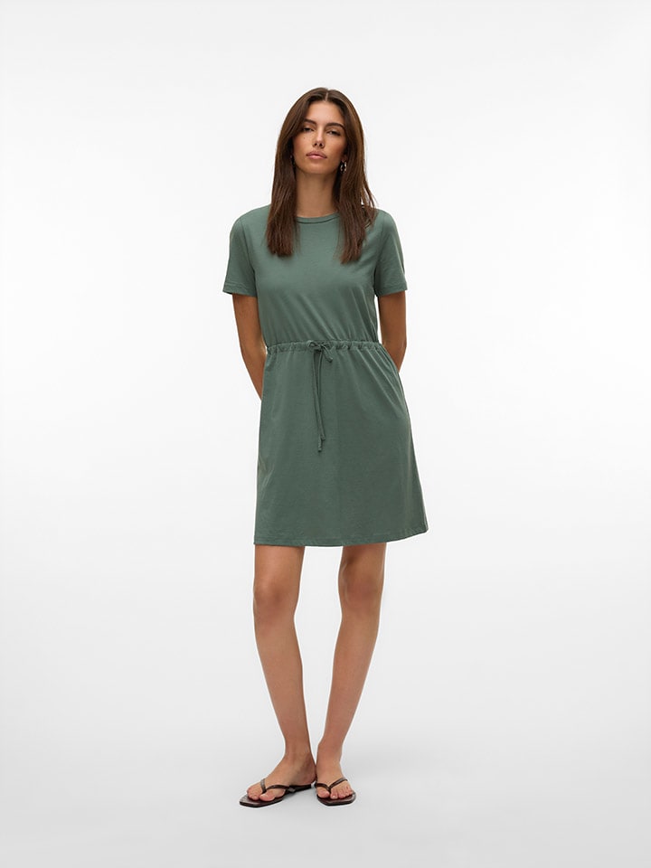 Vero Moda Kleid in Khaki günstig kaufen