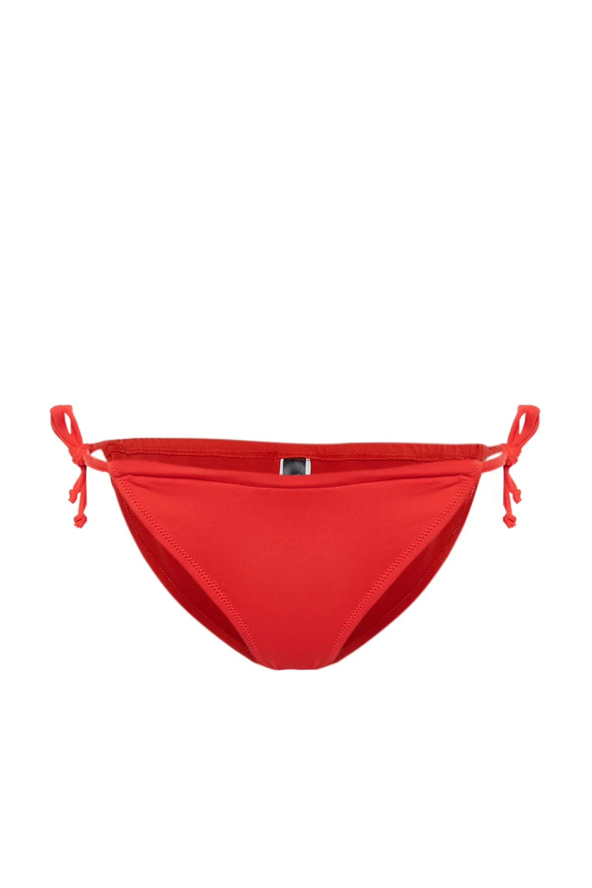 Trendyol Collection  Rote Tunnel-Bikinihose mit hohem Beinausschnitt TBESS23BA00288