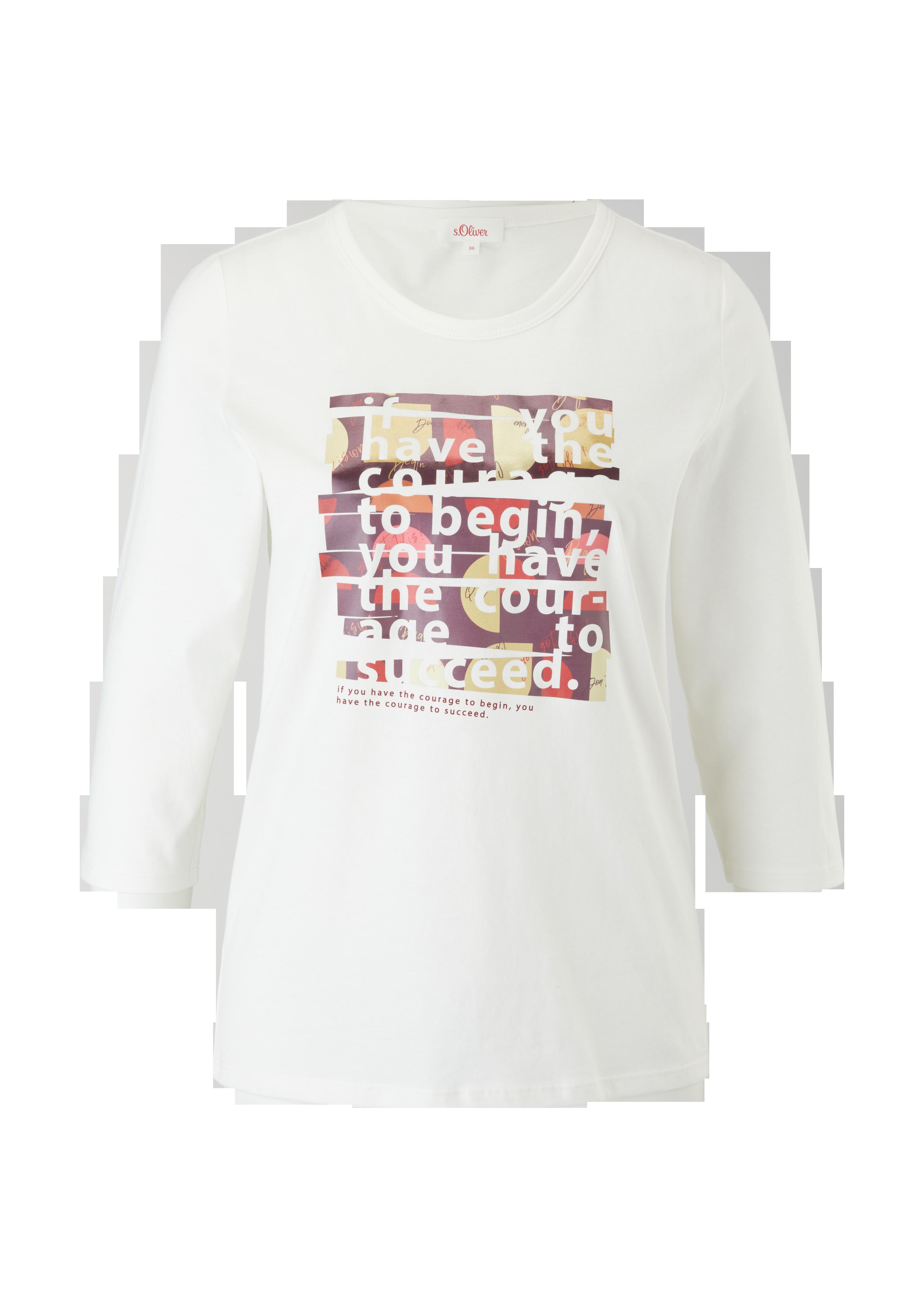 Printshirt mit 3/4-Arm  2121481-02D1