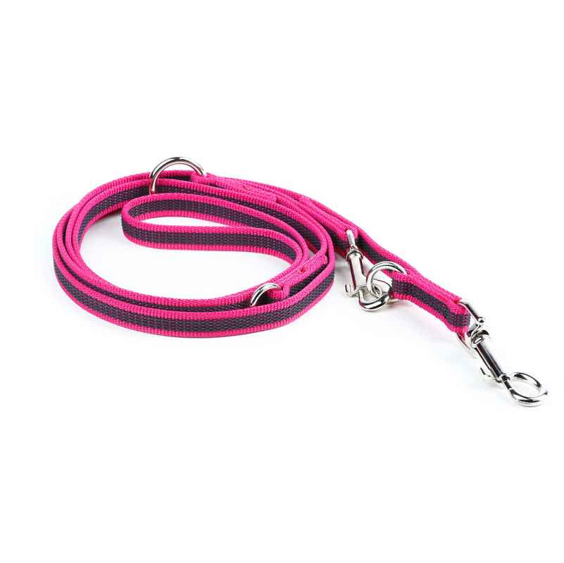 JULIUS-K9 Hundeleinen JULIUS-K9 Führleine verstärkt 14mm pink