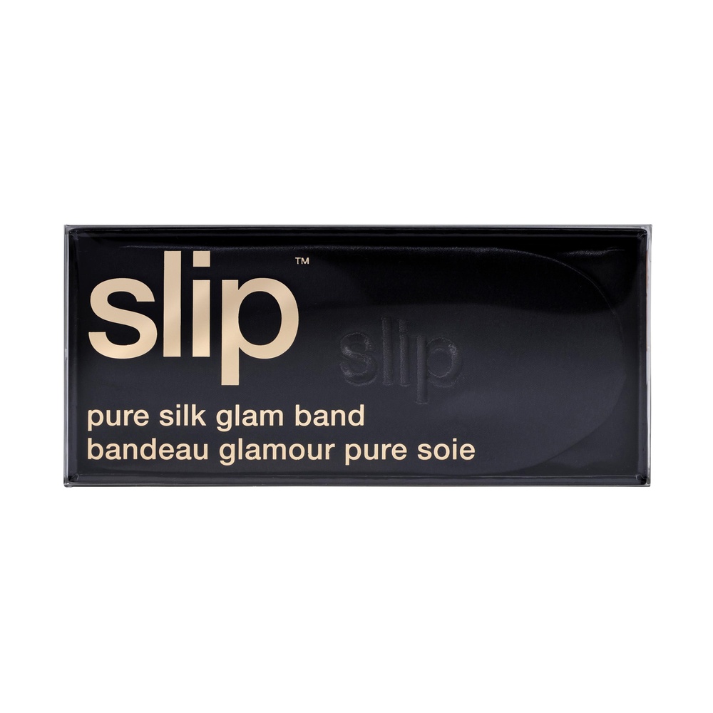 slip bandeau glam pure soie slip - noir bandeau glam