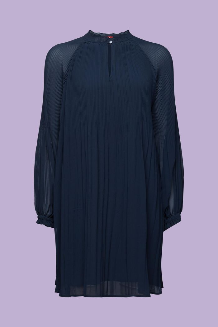 Minikleid aus Chiffon in Crinkle-Optik