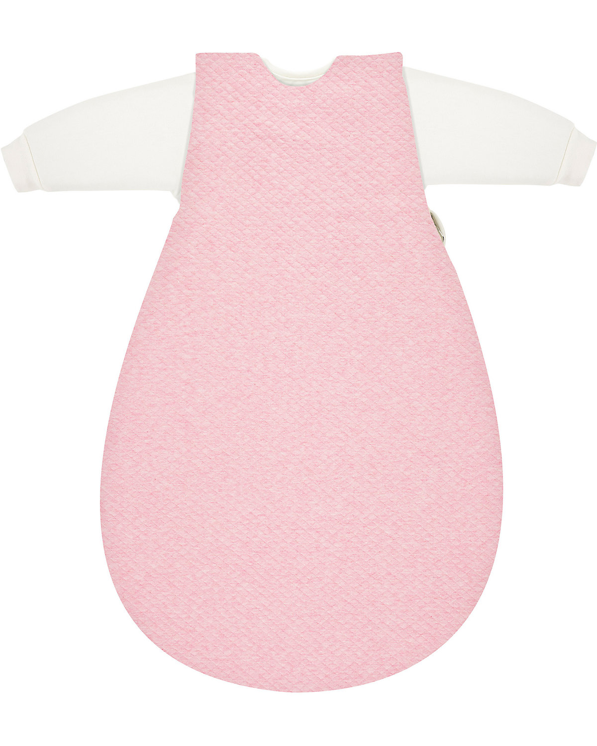 Baby-Mäxchen Schlafsack 3tlg. Special Fabric Quilt - TOG 3,0 - rose, 80/86