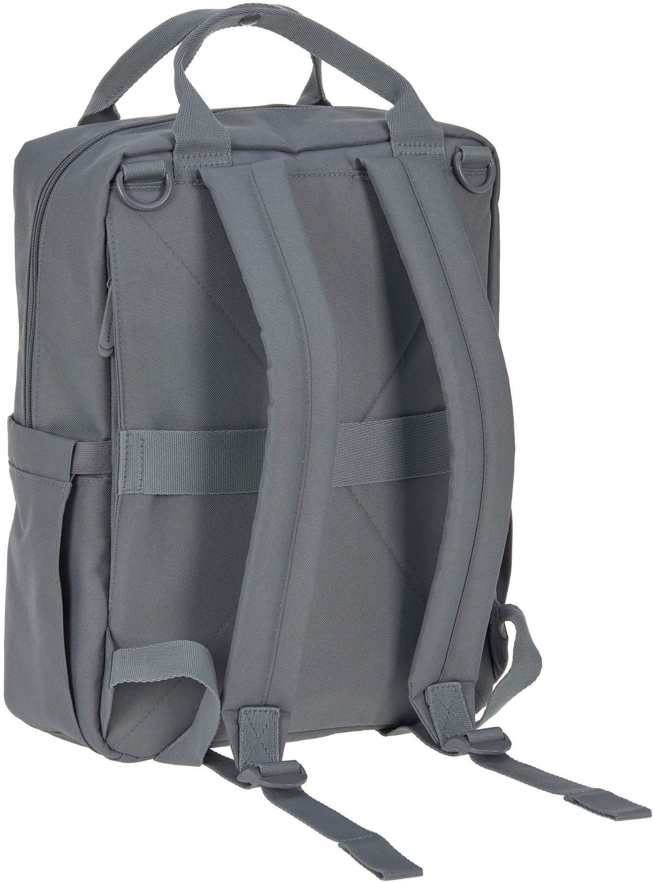 LÄSSIG Wickelrucksack Green Label, Vividal, anthracite, zum Teil aus recyceltem Material