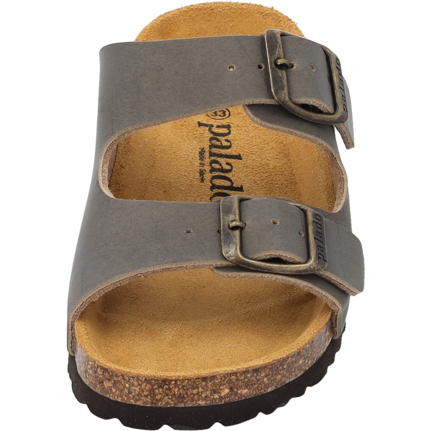 Palado Kids Korfu B Basic, Pantoletten, Kinder, Braun/Velours