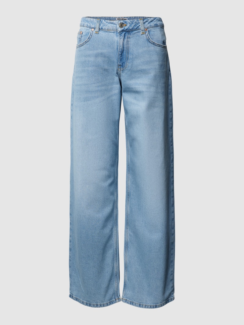 Straight Fit Jeans im 5-Pocket-Design in hellblau