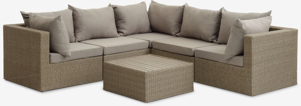 Moduł wypoczynkowy RAVNDRUP Stół RAVNDRUP W70xL70 naturalny