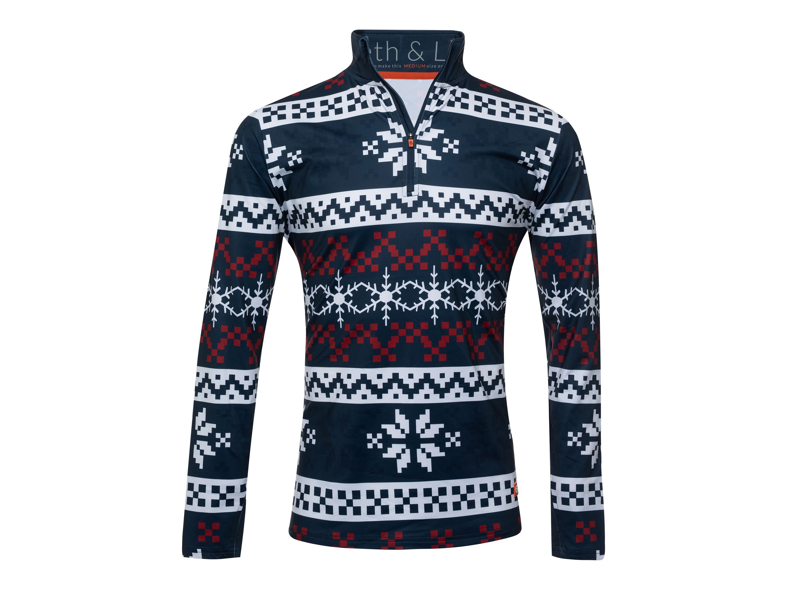 Gareth & Lucas Thirty-Five Blue Herren Skipully