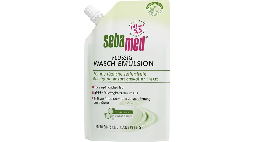 Sebamed Flüssig Wasch-Emulsion mit Olive Nachfüllbeutel 400 ml