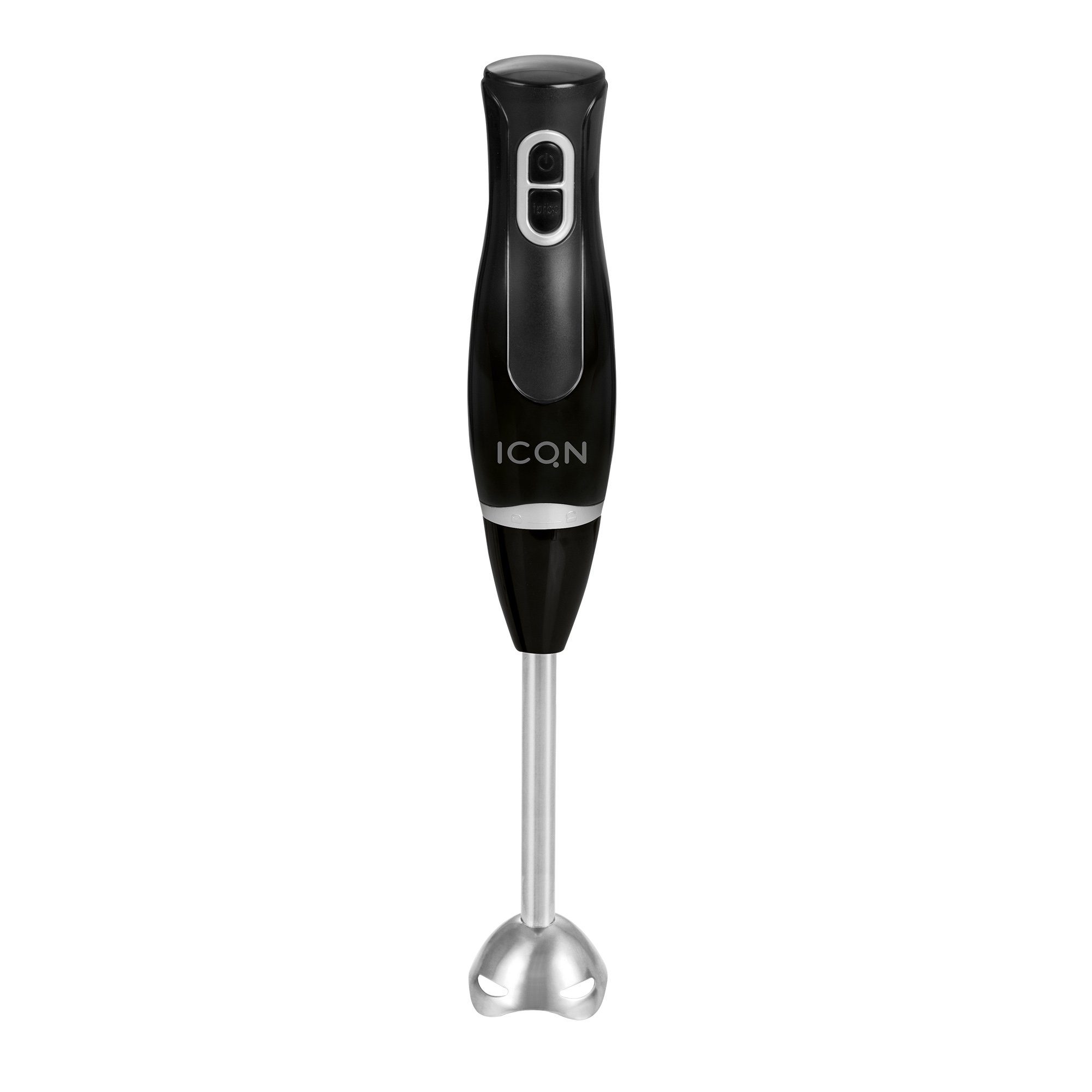 ICQN Stabmixer 1100 W, Turbofunktion, Hohe Motorleistung, 1100 W, Spülmaschinengeeignet, 2 Geschwindigkeitsstufen, inklusive Messbecher