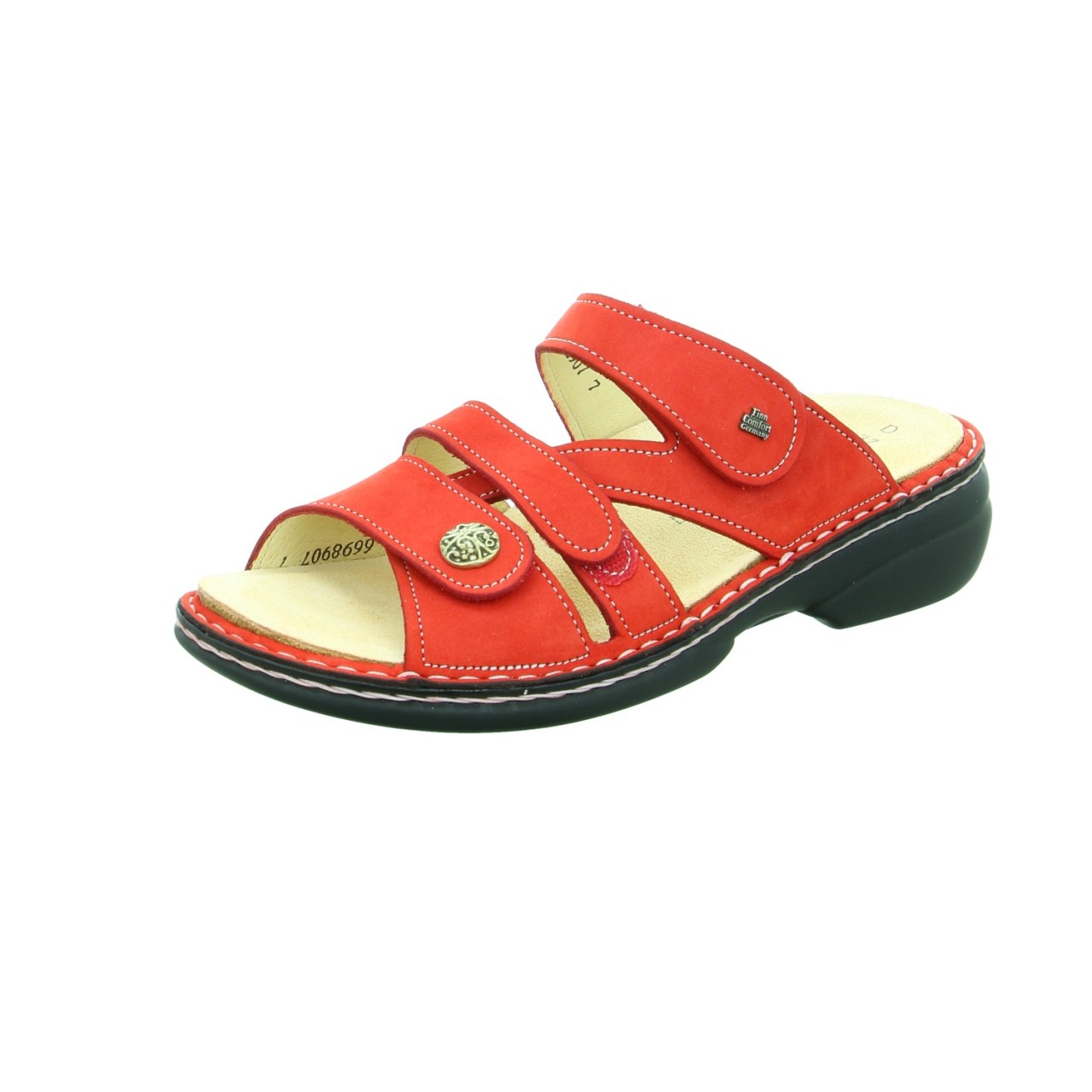 FINN COMFORT Pantoletten rot Ventura-S monzared