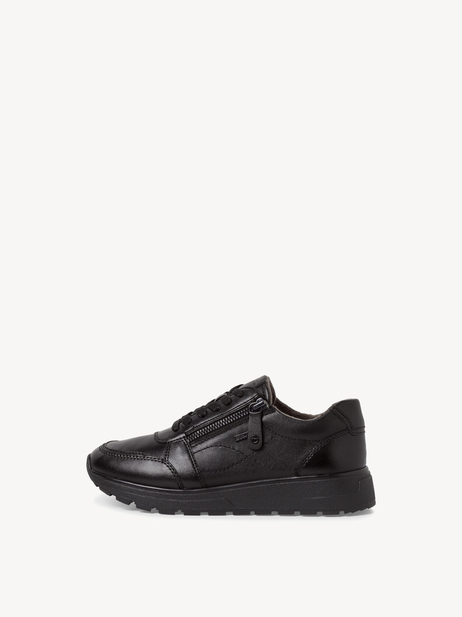 Basket en cuir - noir