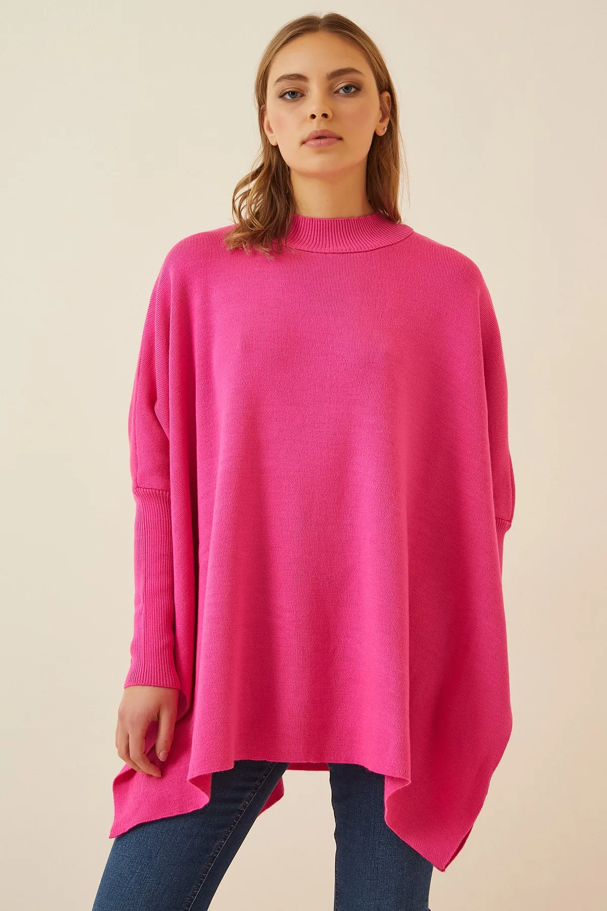 Happiness İstanbul  Pullover - Rosa - Oversized