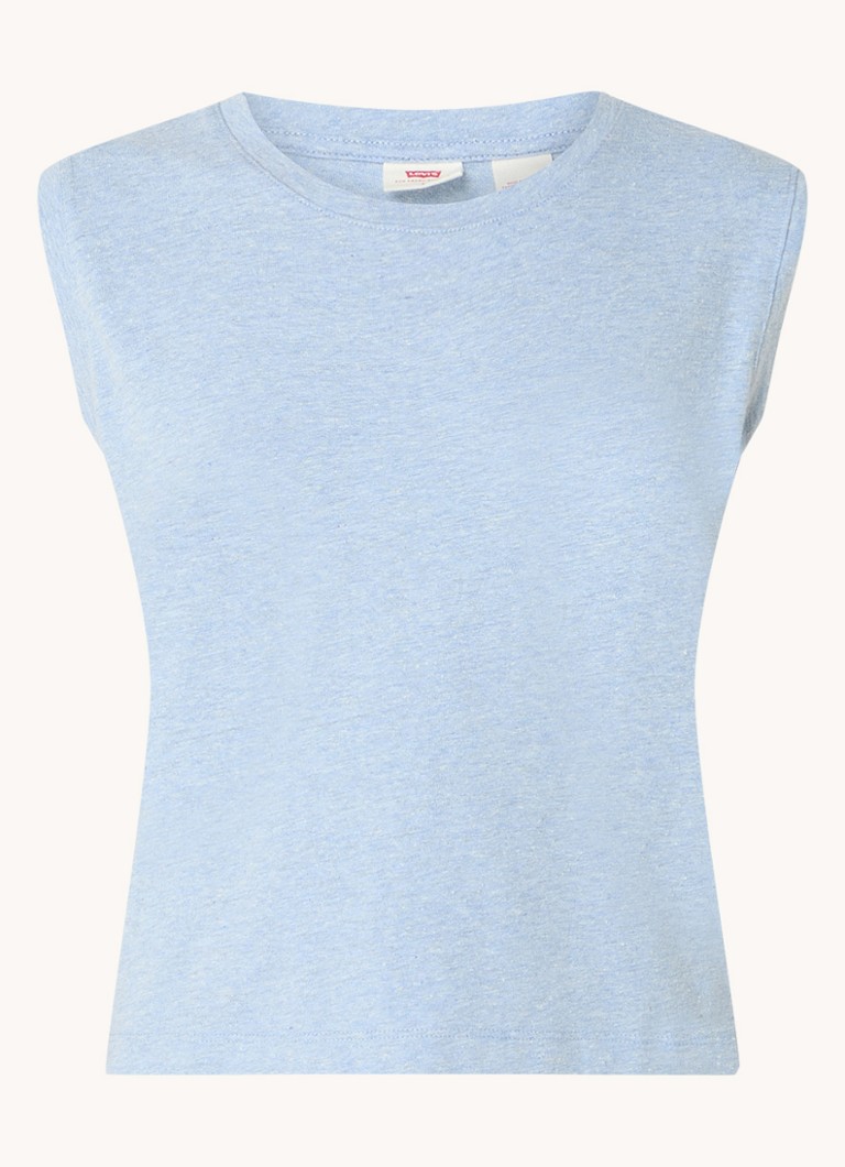 Canotta Levi's Boxy in tessuto mélange