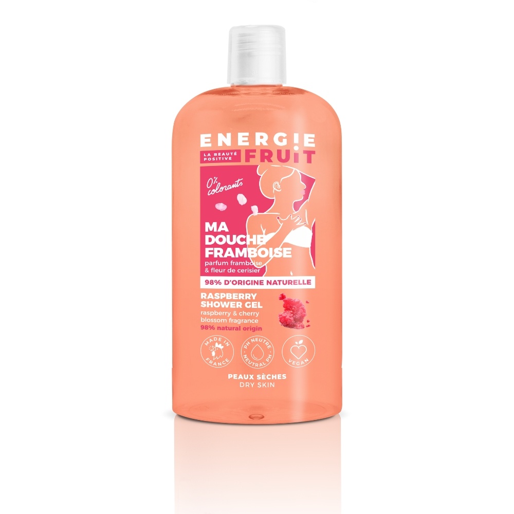 energie fruit MA DOUCHE SOIN |FRAMBOISE Gel douche pH neutre
