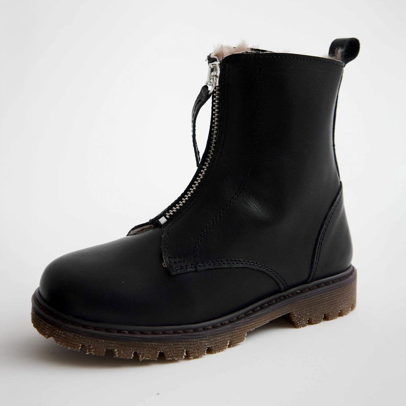 nora lamb black - Schwarz