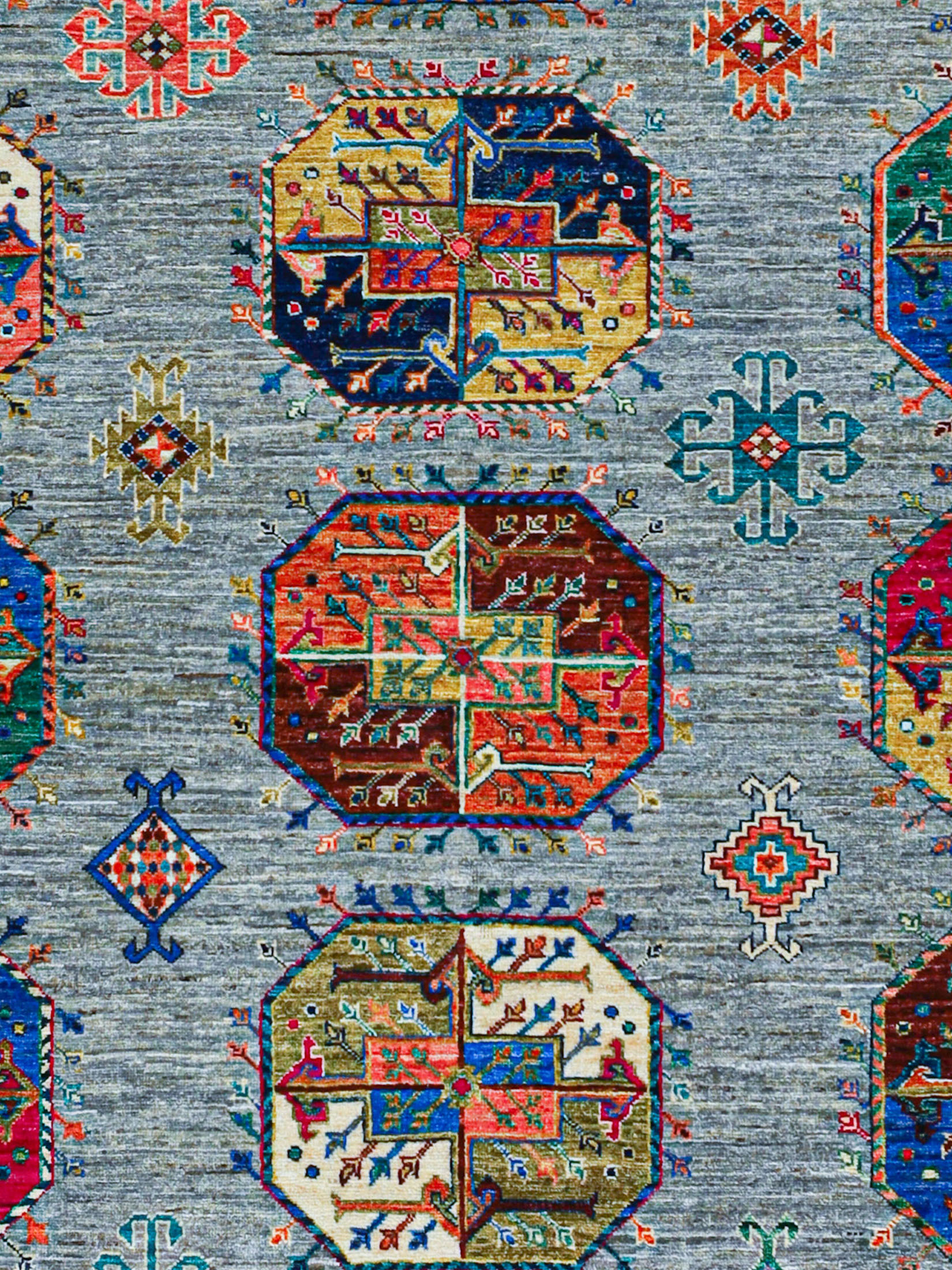 Buchara Ghazni ca. 203 x 256 cm, Unikat / Einzelstück