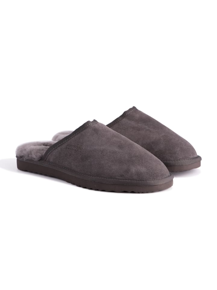 Aus Wooli Slipper Manly in Grey günstig kaufen 40/41