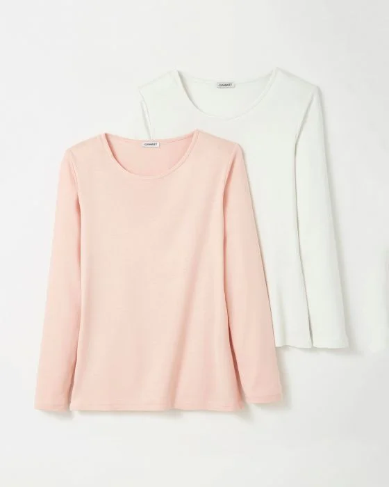 Lot de 2 tee-shirts toucher doux