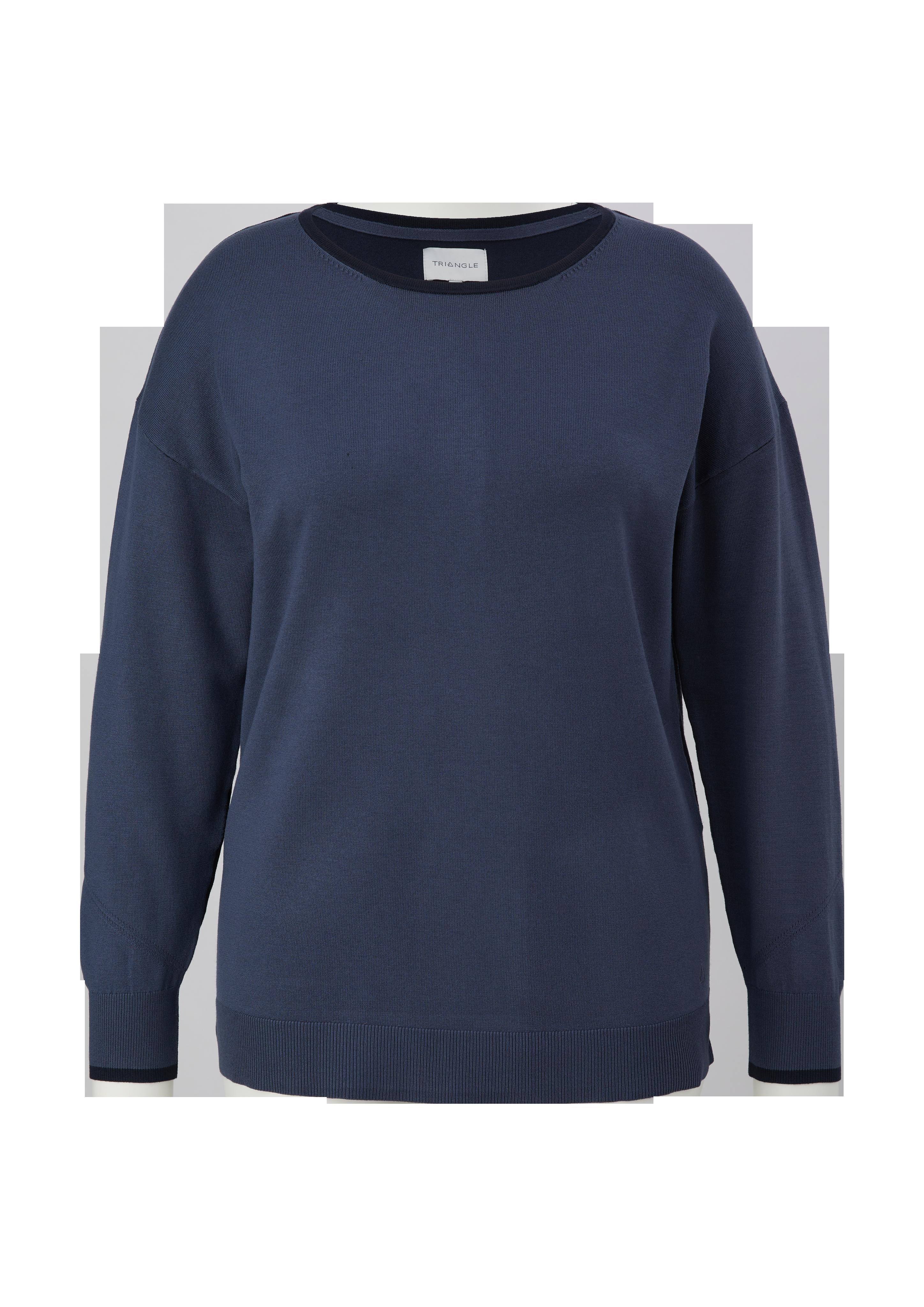 Strickpullover mit Konstrastdetails  2136633-5959