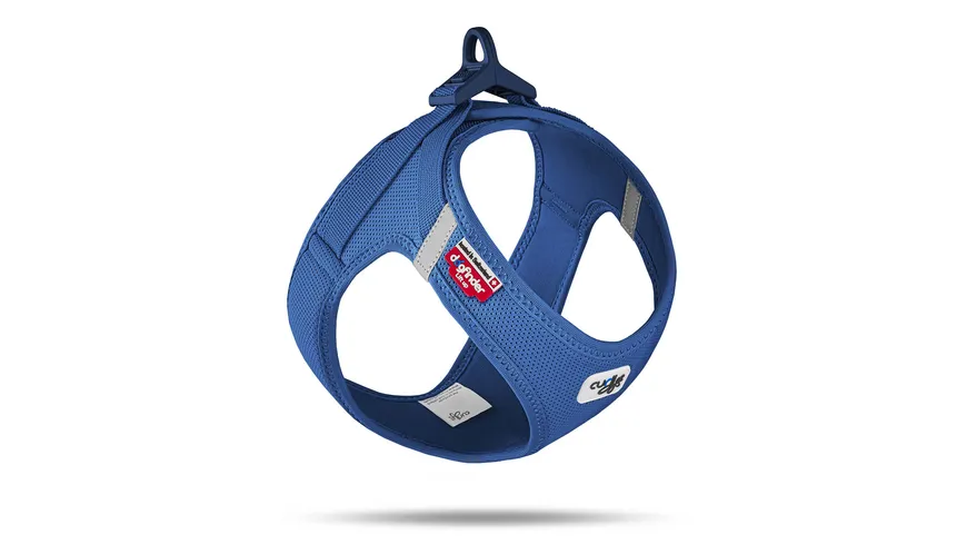 Curli Clasp Vest Geschirr Air-Mesh blau XS