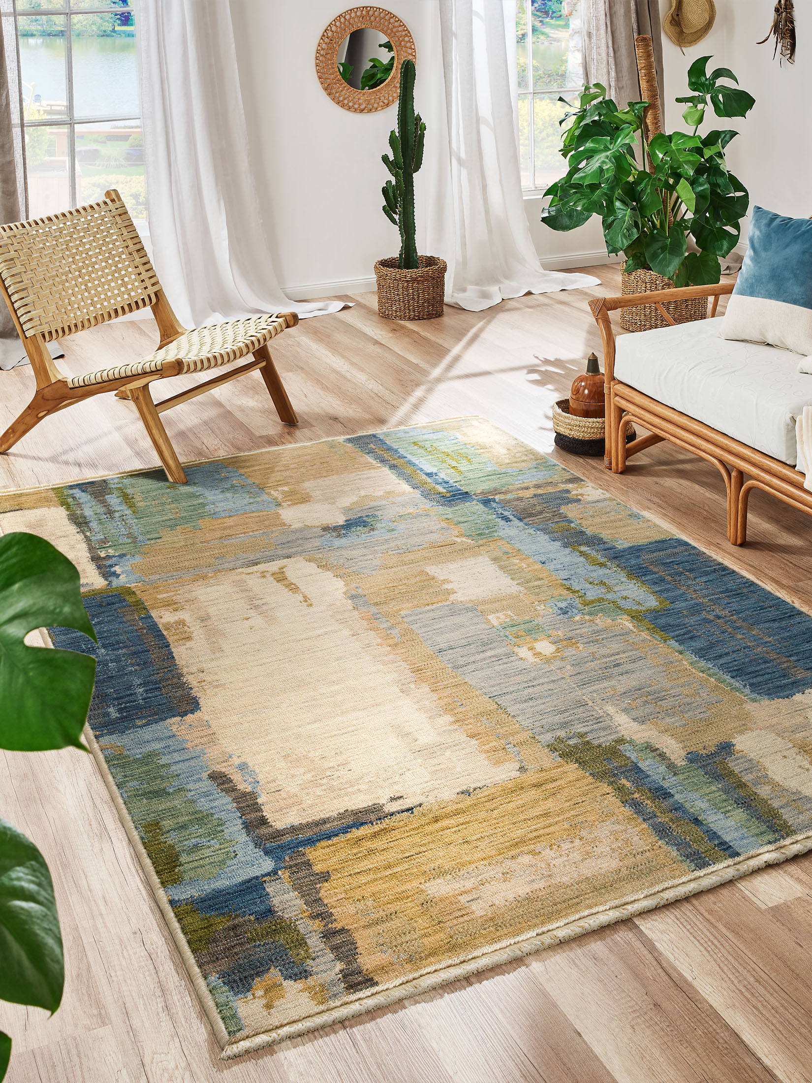 Sarasota Moderner Teppich, Bunt