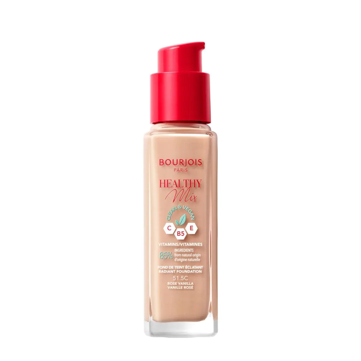 Bourjois Healthy Mix Clean & Vegan podloga za lice u nijansi 51.5 Rose Vanilla
