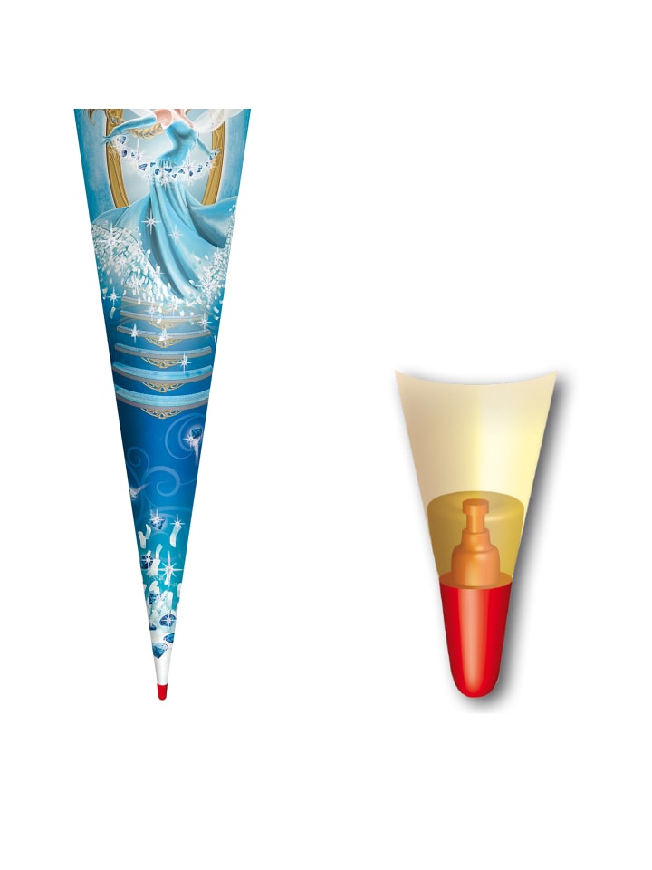ROTH Schultüte groß Kristall-Prinzessin 70 cm, Glitter in Grün günstig kaufen onesize