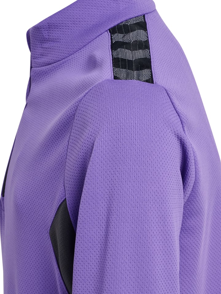 Hummel Hummel Halbreißverschluss Sweatshirt Hmlauthentic Kinder in DAHLIA PURPLE/ASPHALT günstig kaufen