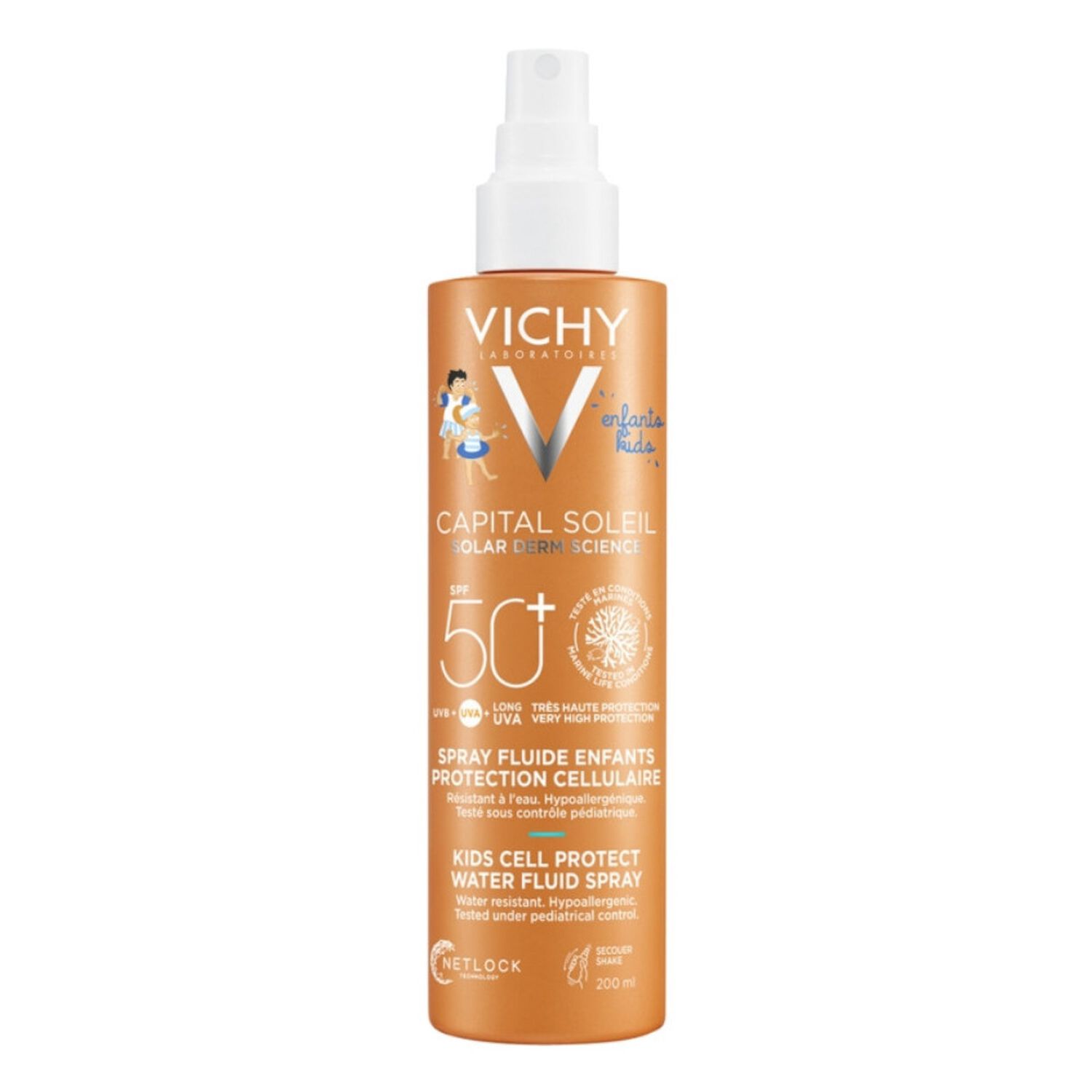 Vichy Capital Soleil SPF50+ Spray Fluide Invisible Enfants 200 ml