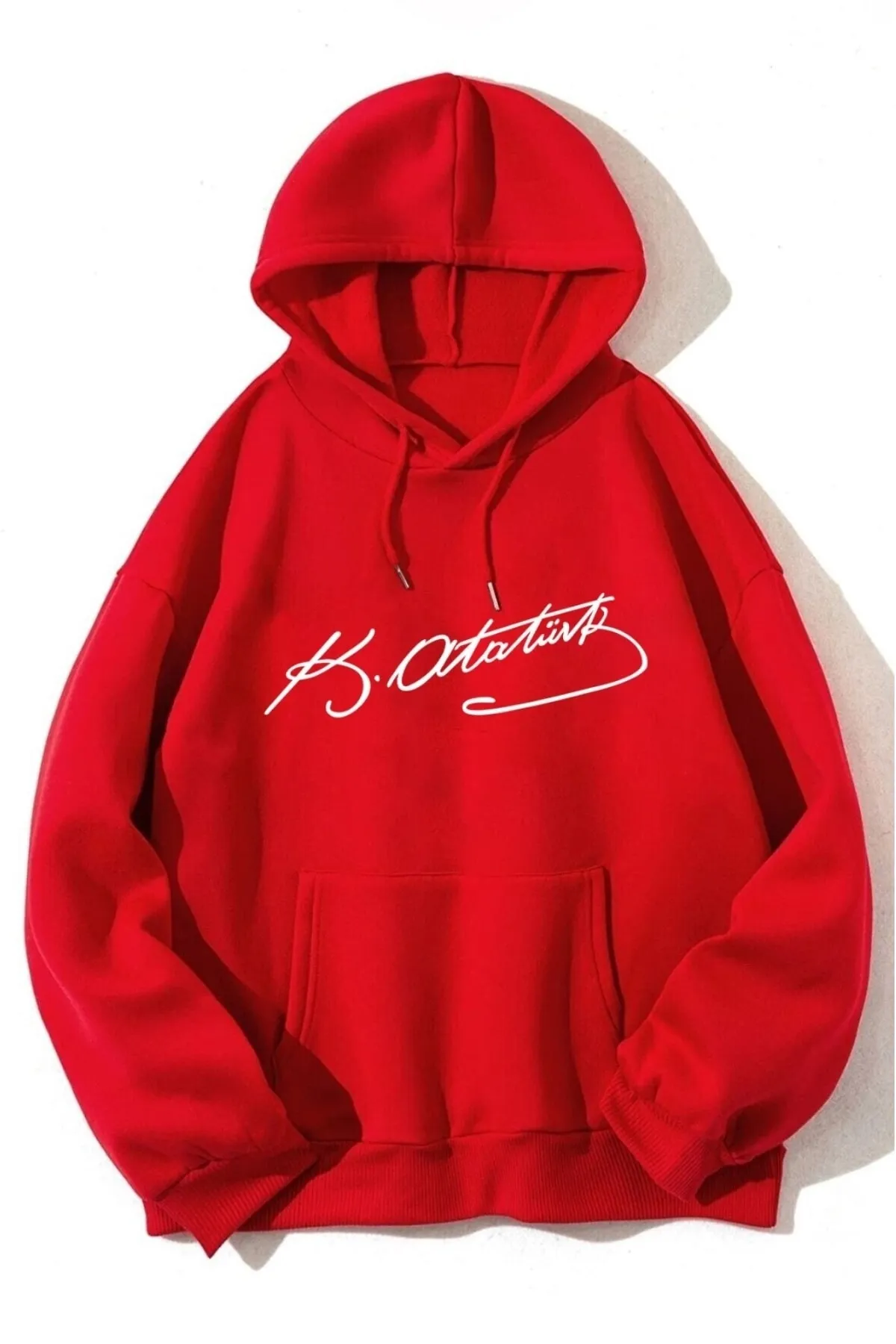 MODAGEN  Unisex 30. August Victory Day Special Atatürk signiertes Oversize-Sweatshirt