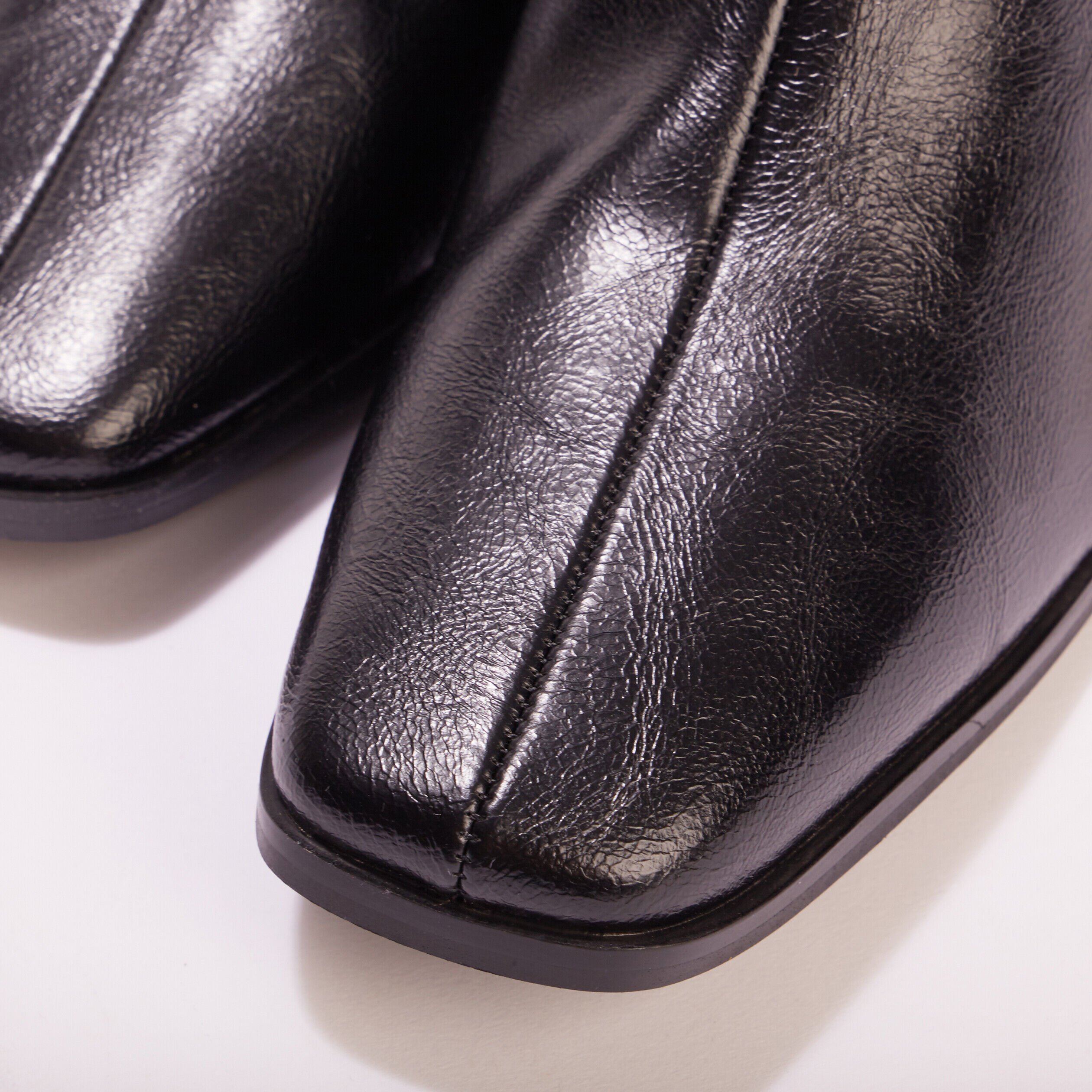 Bottines à talons bout carré noir femme | Cache Cache