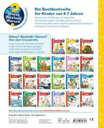 Ravensburger Wieso? Weshalb? Warum?, Band 65: Alles über Einsatzkräfte