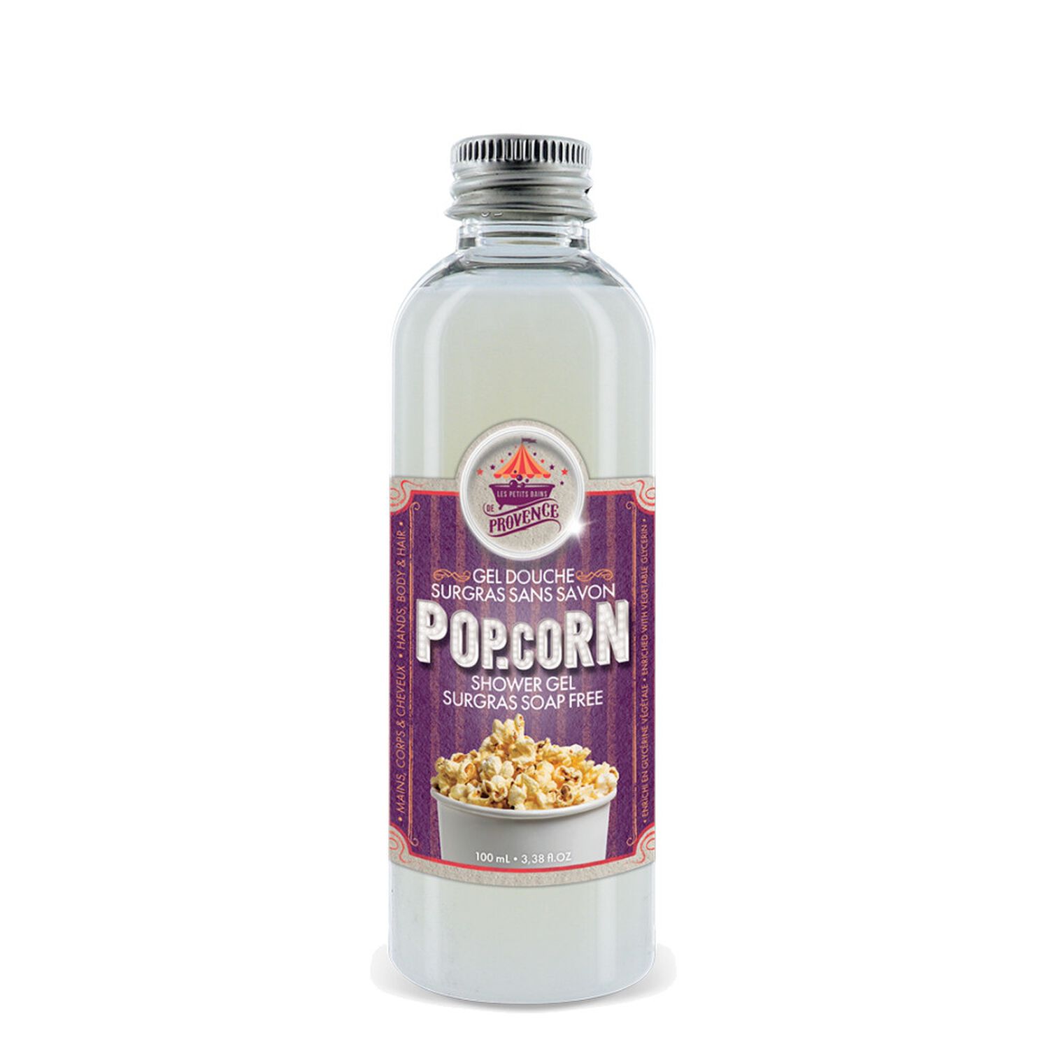 Les Petits Bains de Provence Gel Douche Fête Foraine Pop Corn