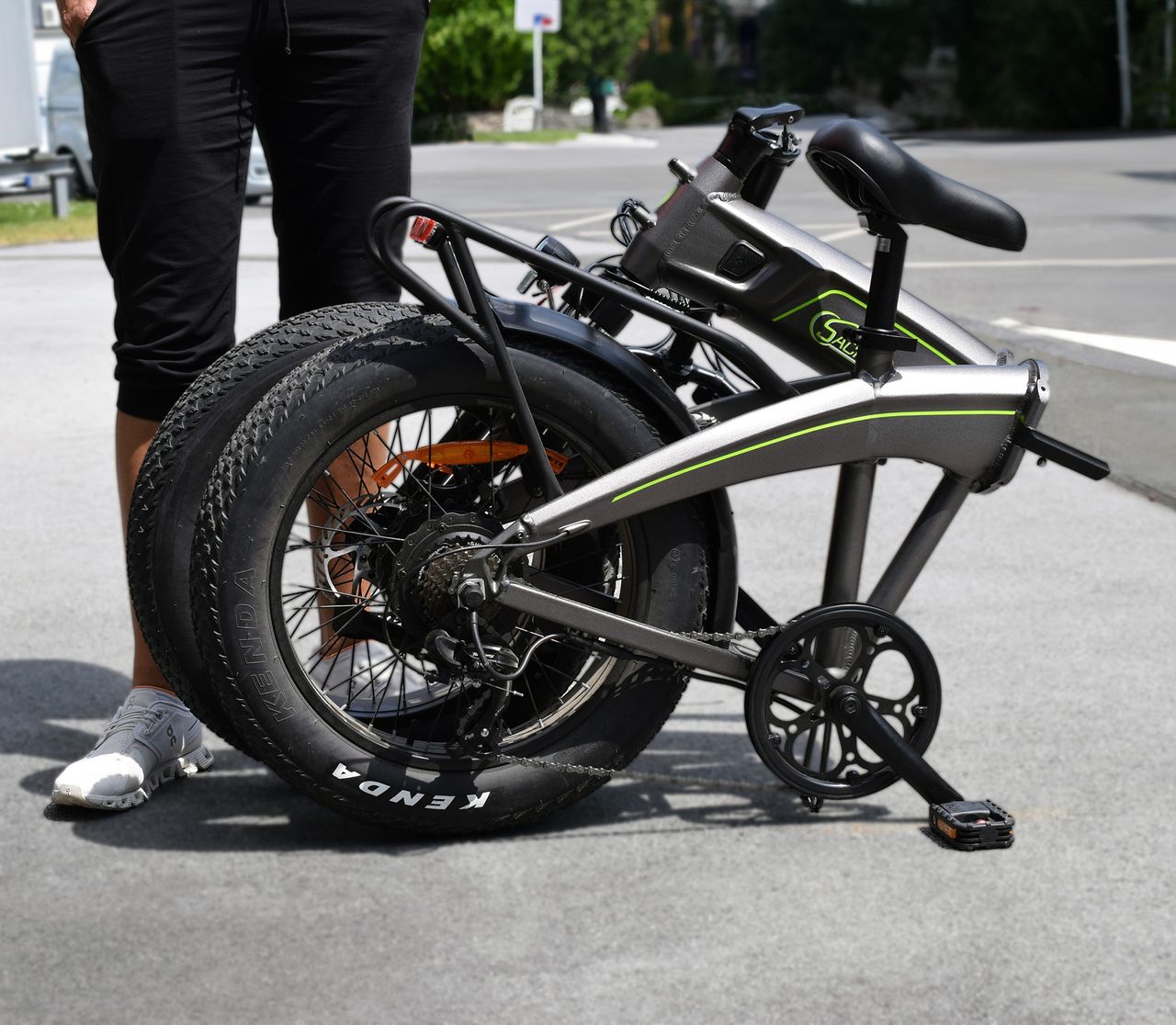 SachsenRad E-Folding Bike F6 Safari Fatbike