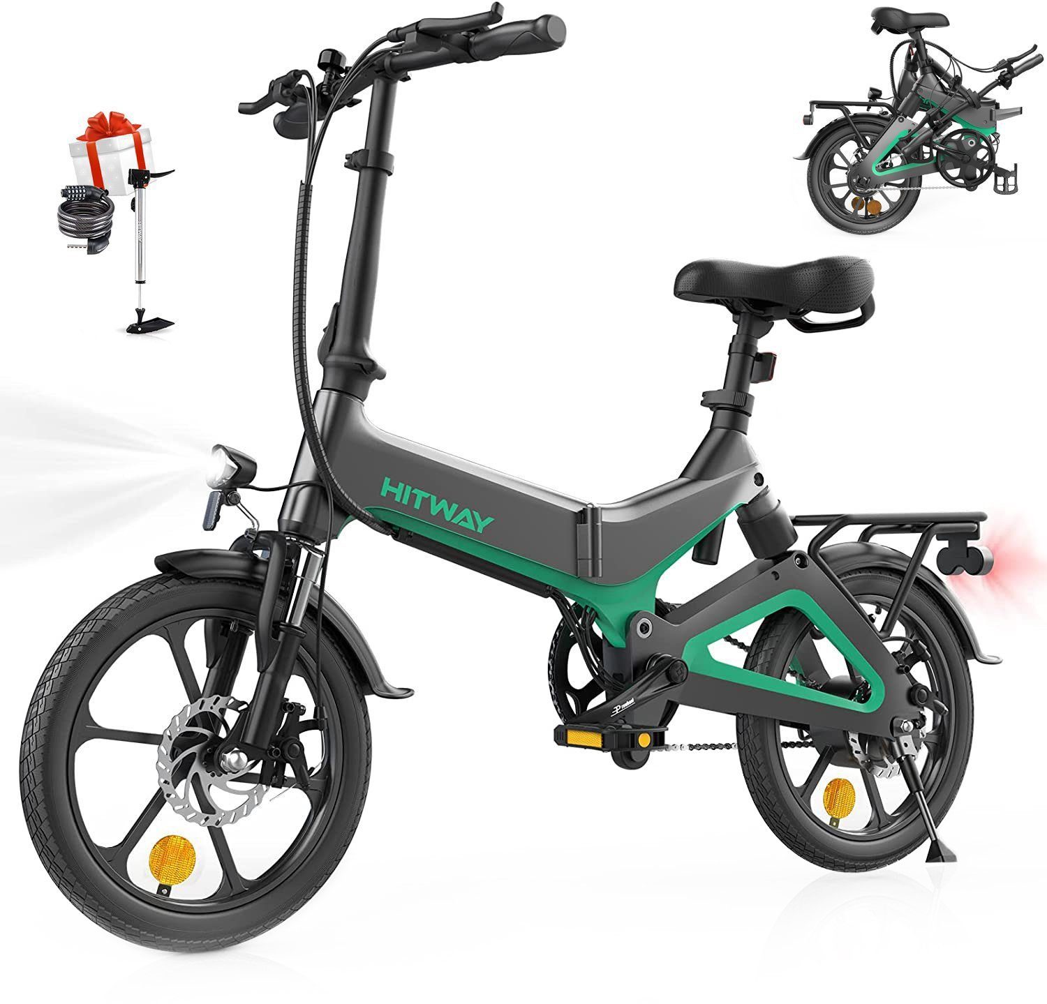 HITWAY E-Bike, Elektrofahrrad 16