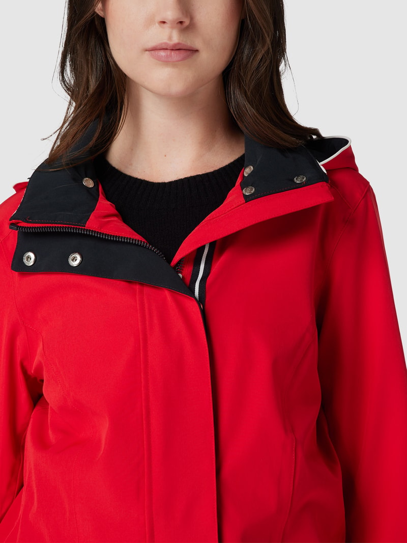 Funktionsjacke mit Label-Detail Modell 'MODENA' in rot
