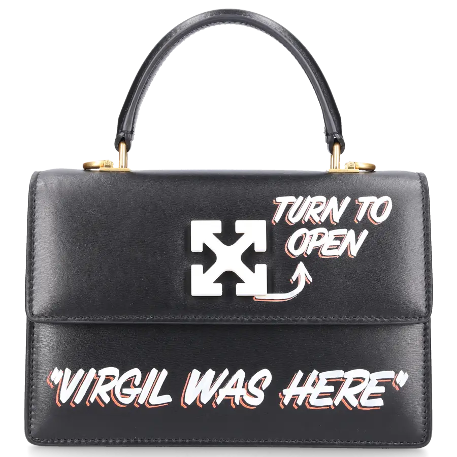 Off-White - Handtasche 1.4 JITNEY Kalbsleder - schwarz
